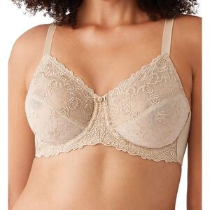 WACOAL Renaissance Rose Underwire Lace Bra. Size 34C